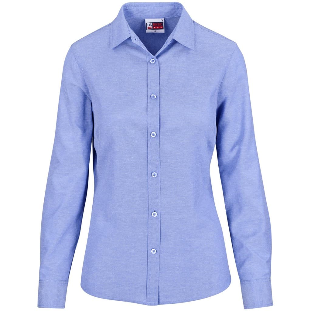Ladies Long Sleeve Oxford Shirt 5