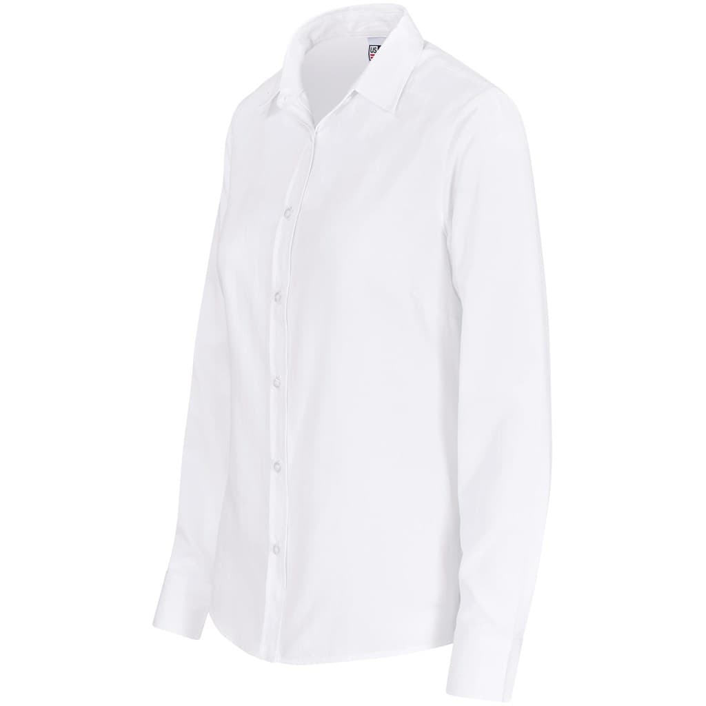Ladies Long Sleeve Oxford Shirt 10