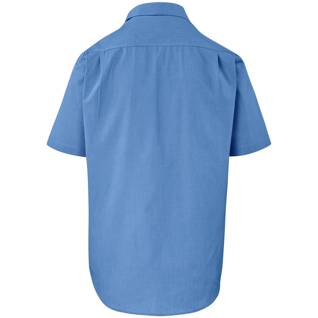 Mens Short Sleeve Micro Check Shirt 4