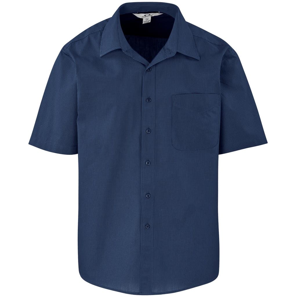 Mens Short Sleeve Micro Check Shirt 5