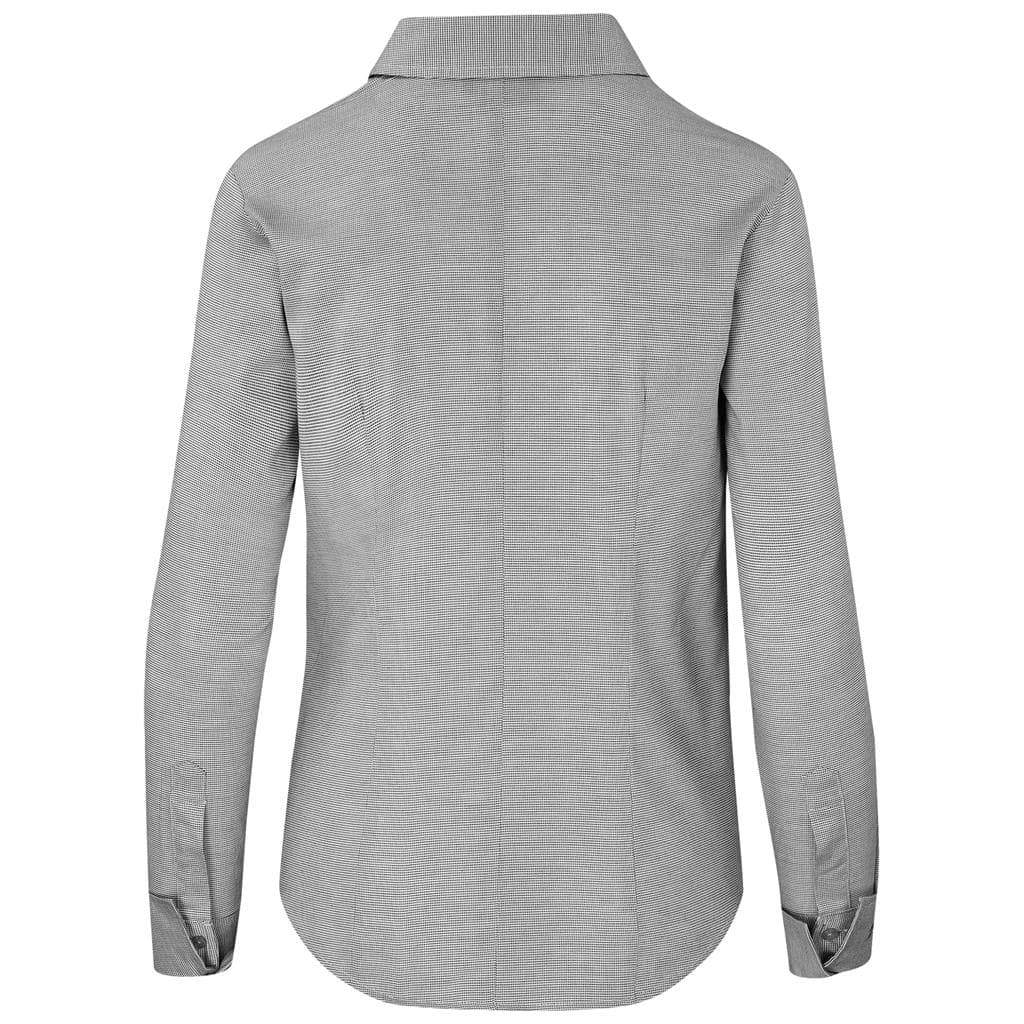 Ladies Long Sleeve Taylor Shirt - Grey 7