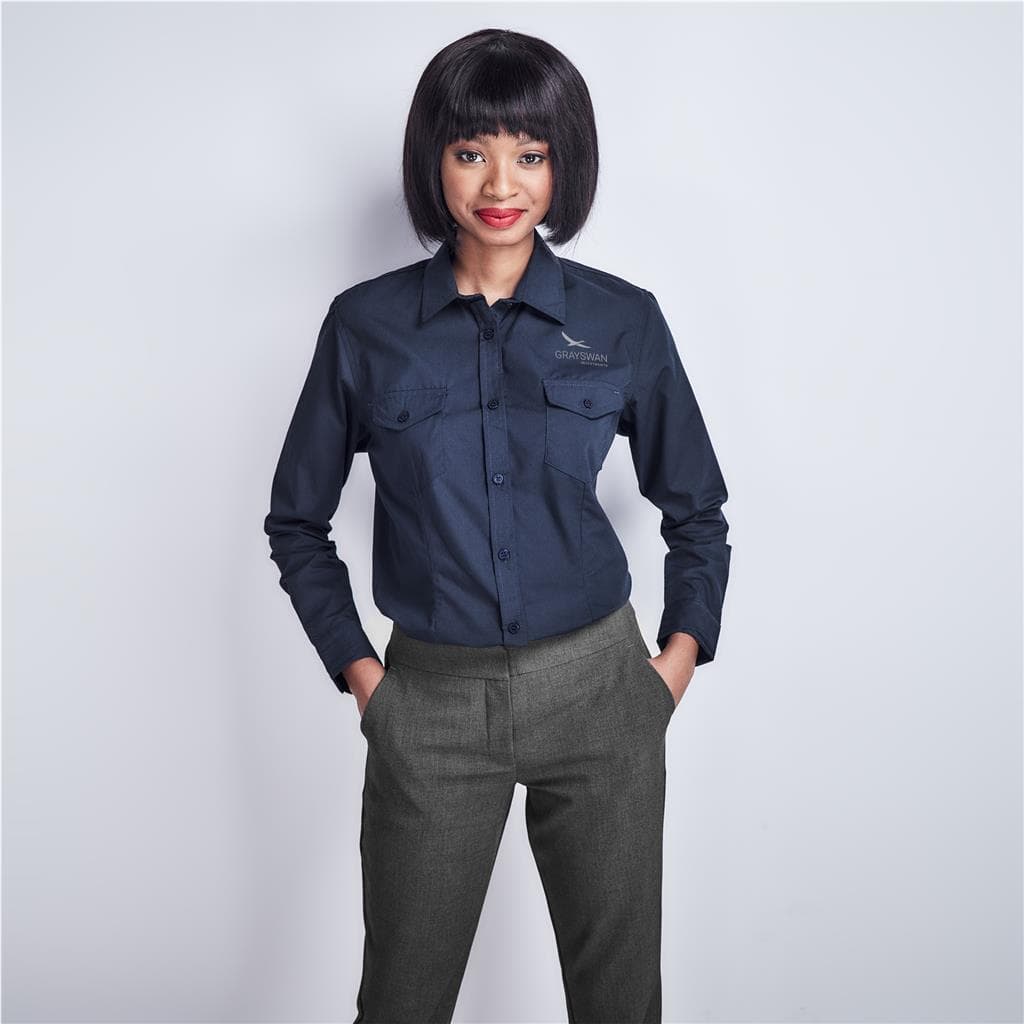 Ladies Long Sleeve Kensington Shirt 1