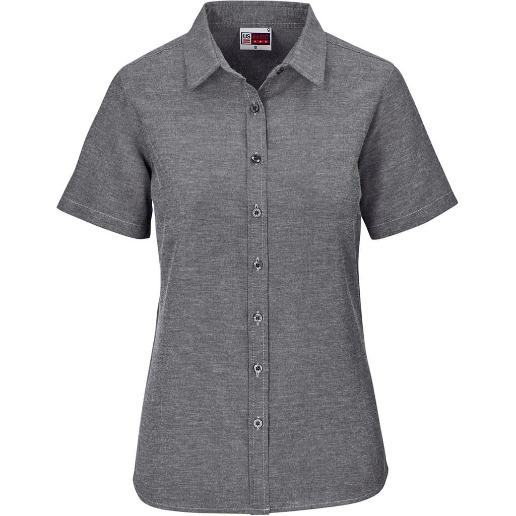 Ladies Short Sleeve Oxford Shirt 4
