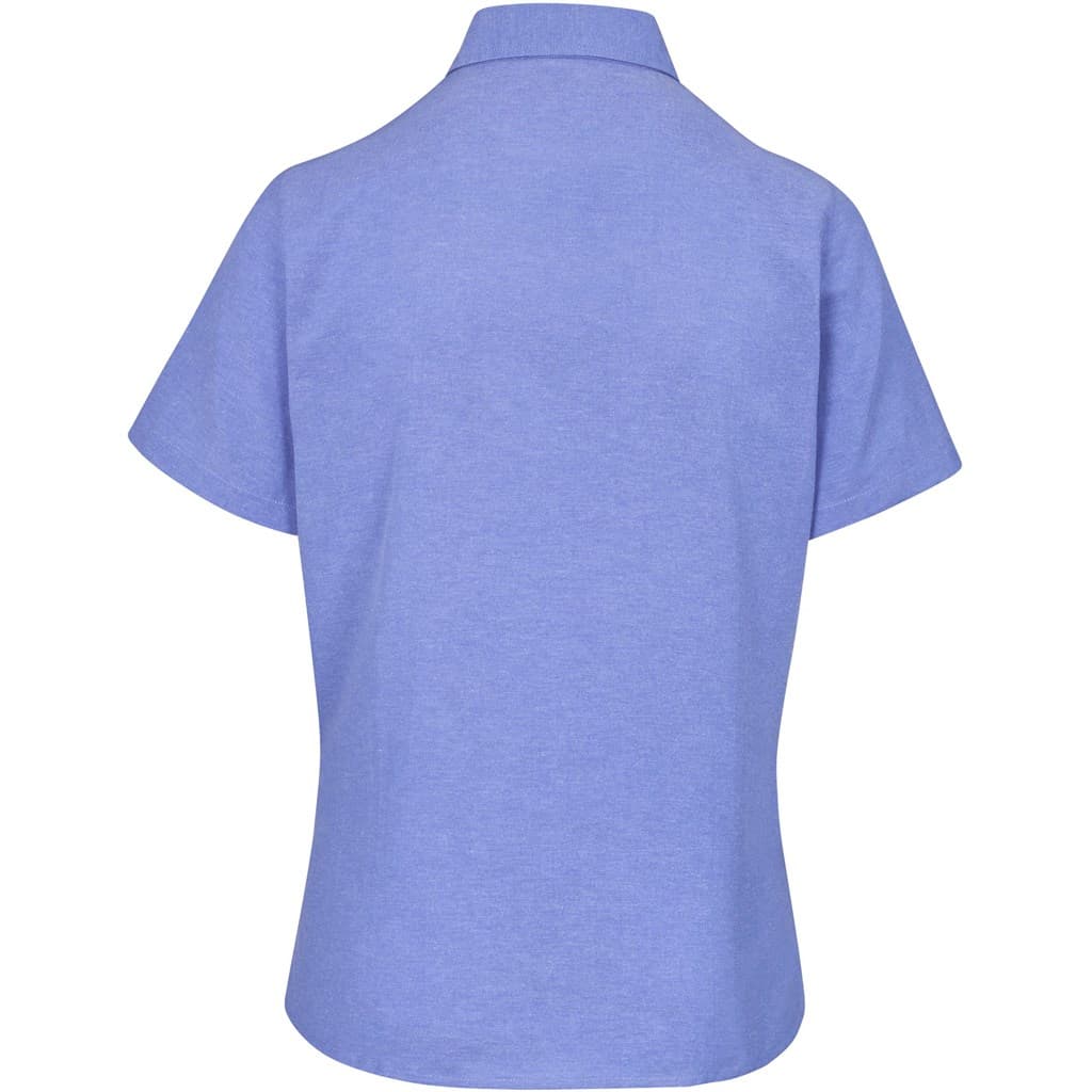 Ladies Short Sleeve Oxford Shirt 10