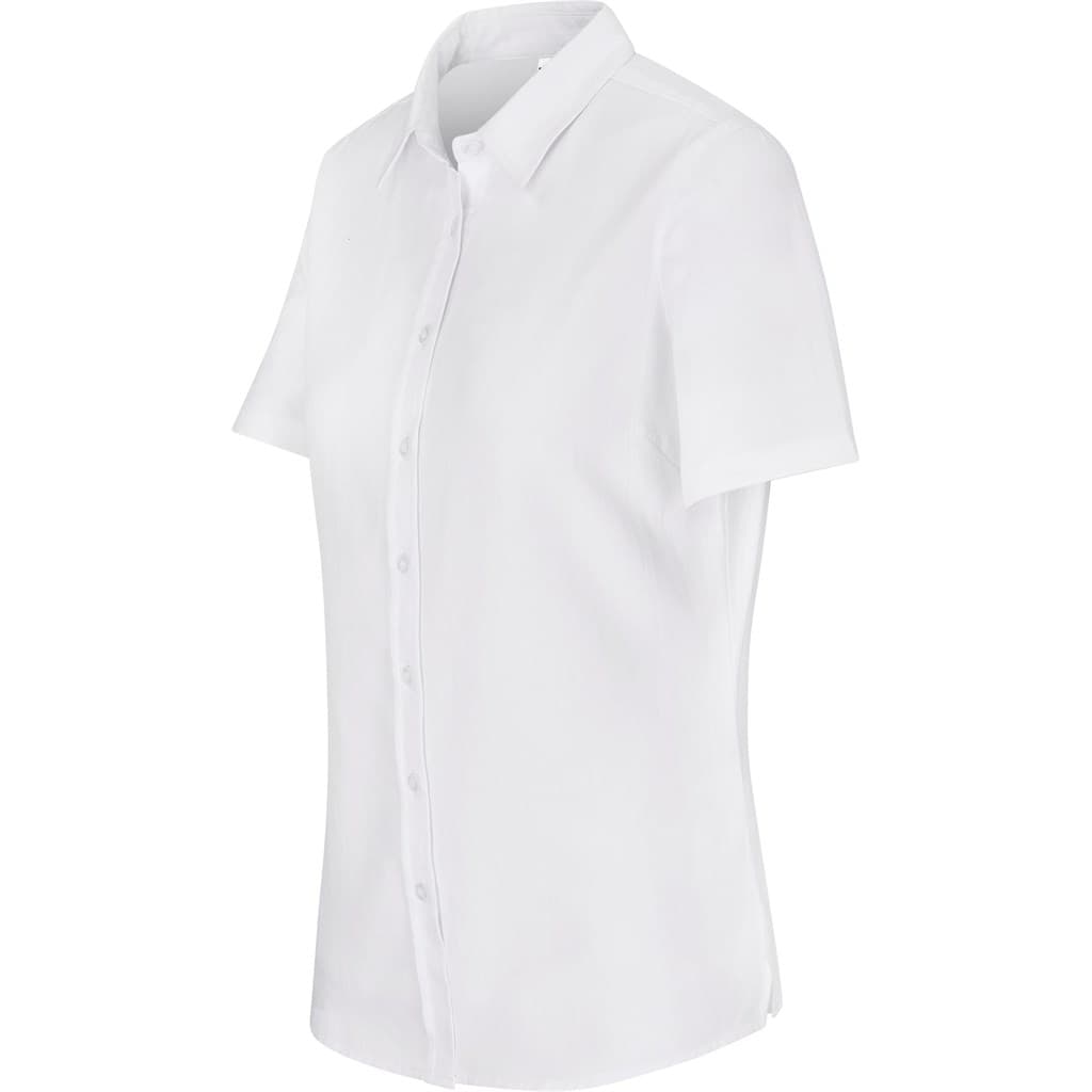 Ladies Short Sleeve Oxford Shirt 13