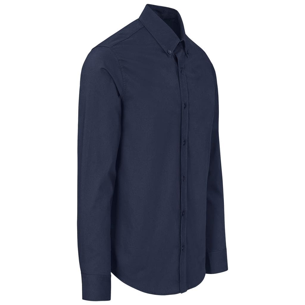 Mens Long Sleeve Cotton Twill Moderna  Shirt 10