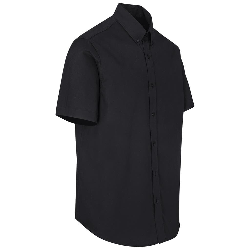 Mens Short Sleeve Cotton Twill Moderna Shirt 7
