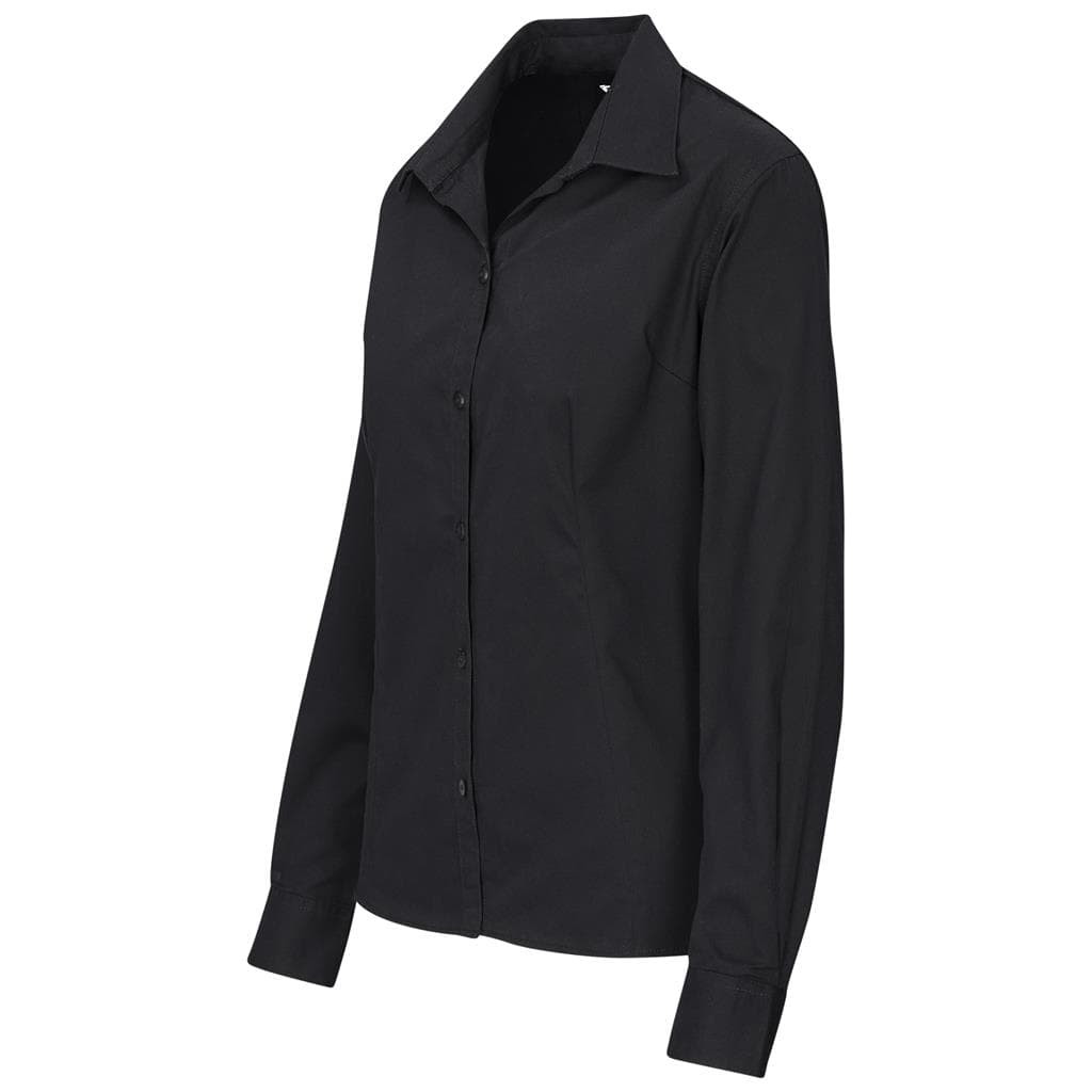 Ladies Long Sleeve Cotton Twill Moderna Shirt 7