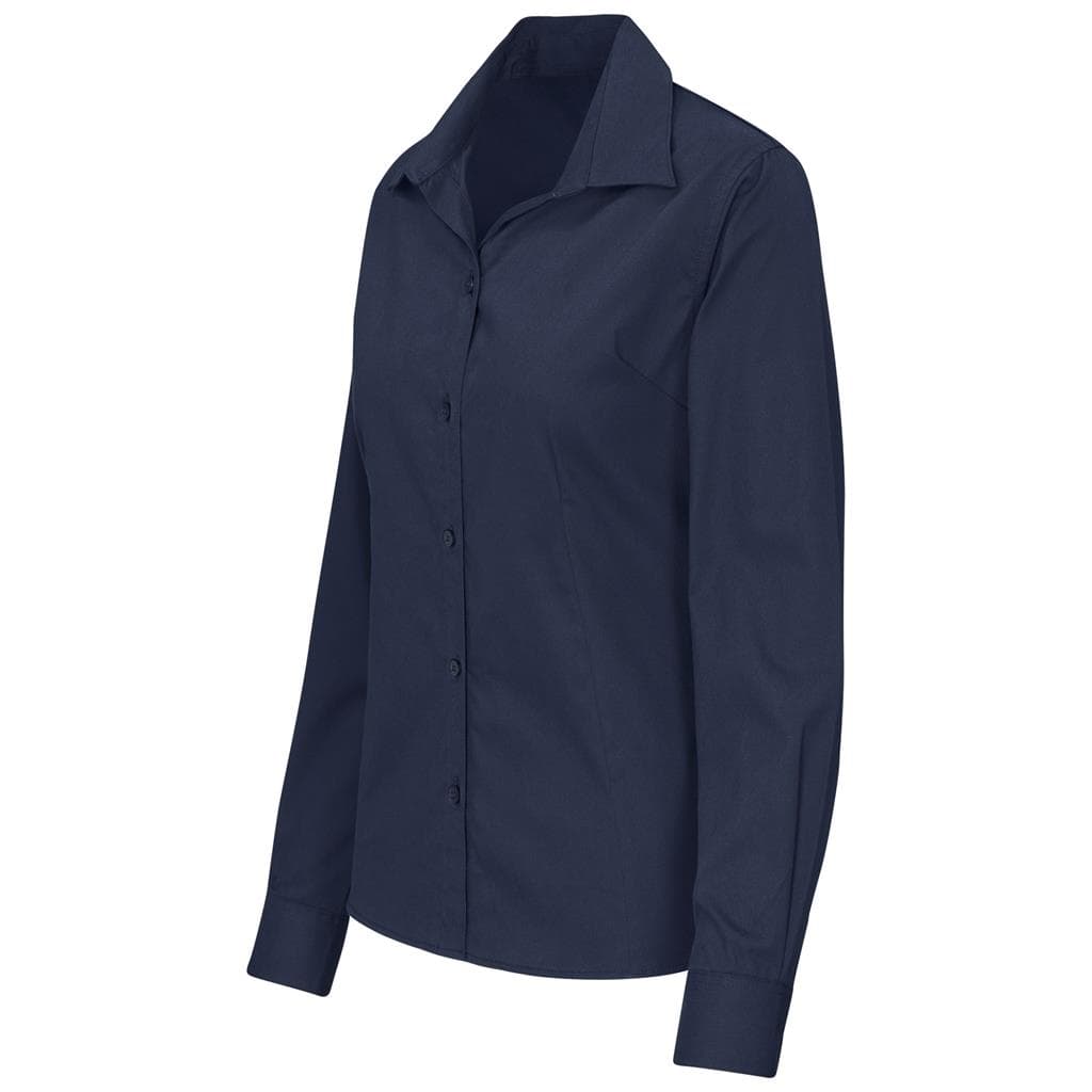 Ladies Long Sleeve Cotton Twill Moderna Shirt 10