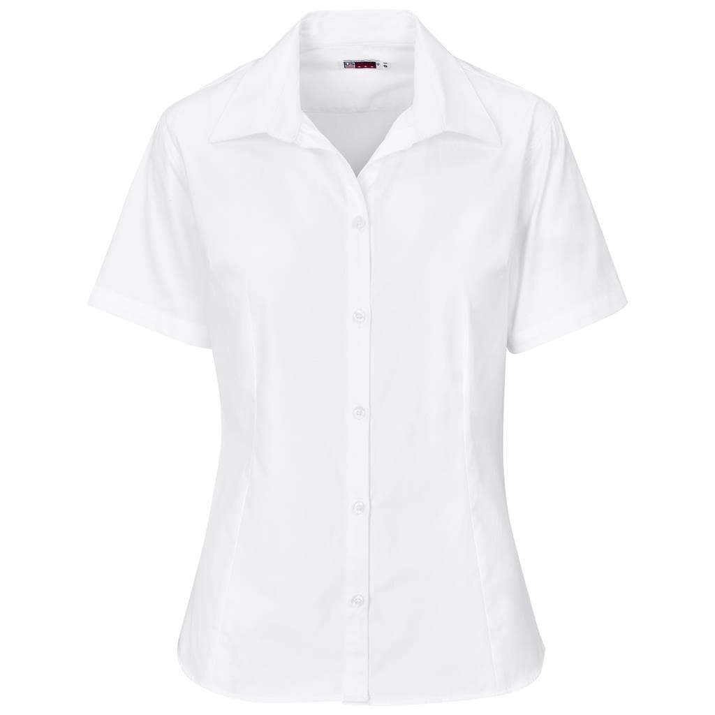 Ladies Short Sleeve Cotton Twill Moderna Shirt 11