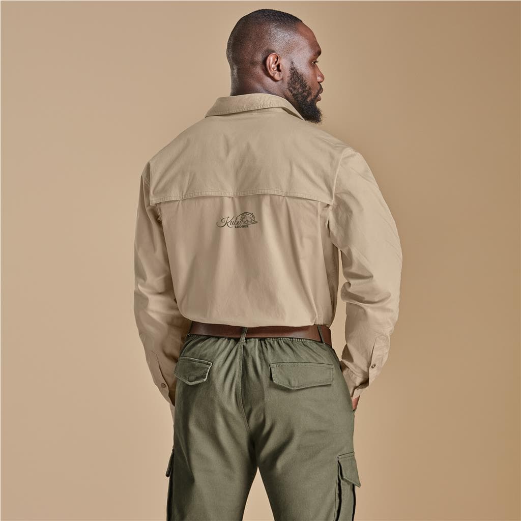 Mens Long Sleeve Mawenzi Twill Shirt 10