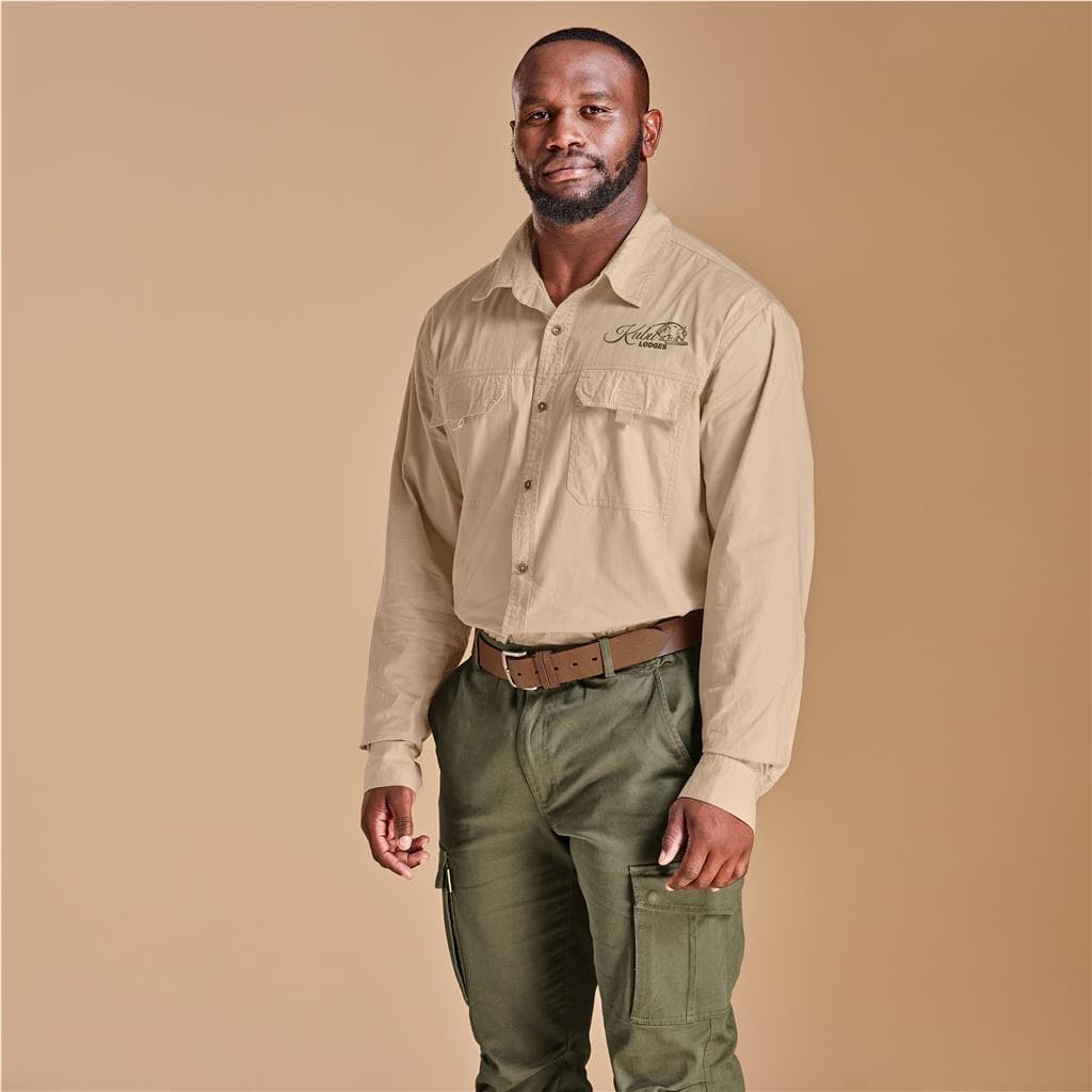 Mens Long Sleeve Mawenzi Twill Shirt 1