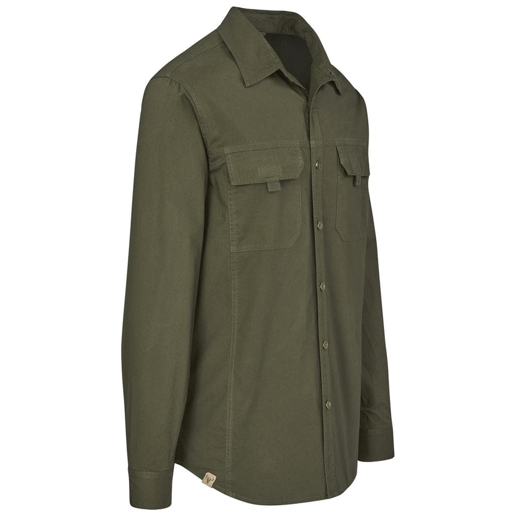 Mens Long Sleeve Mawenzi Twill Shirt 16