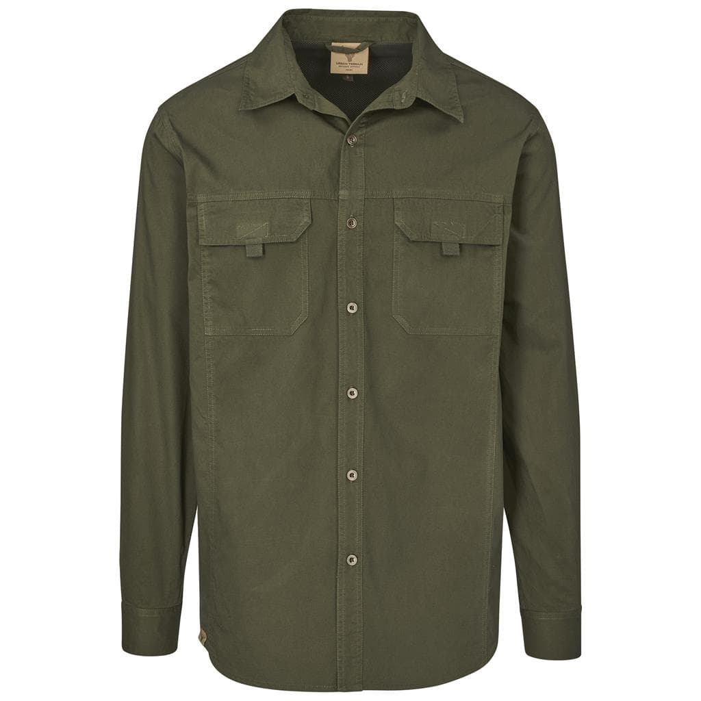 Mens Long Sleeve Mawenzi Twill Shirt 15