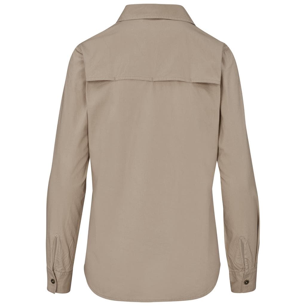 Ladies Long Sleeve Mawenzi Twill Shirt 11