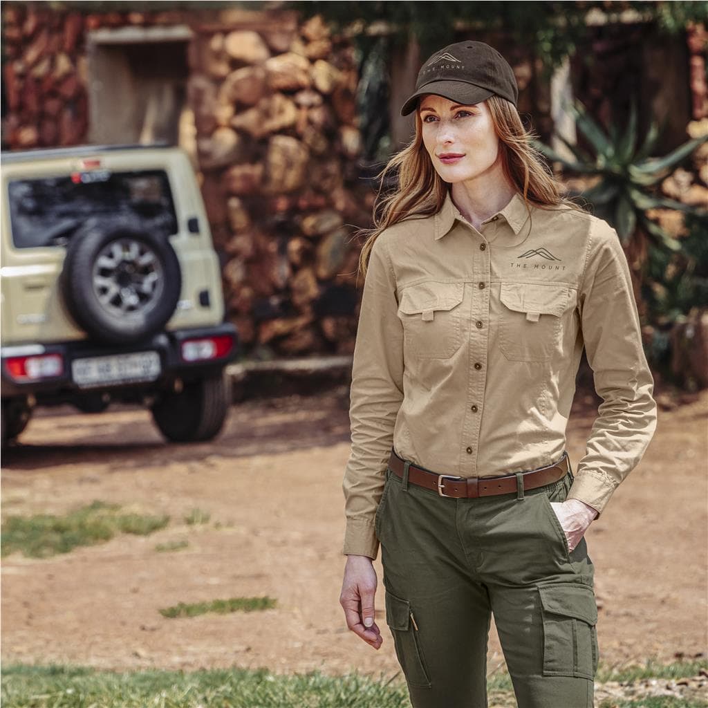 Ladies Long Sleeve Mawenzi Twill Shirt 7