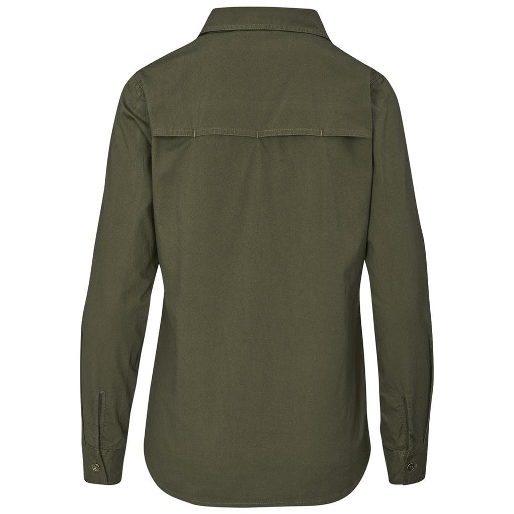 Ladies Long Sleeve Mawenzi Twill Shirt 18