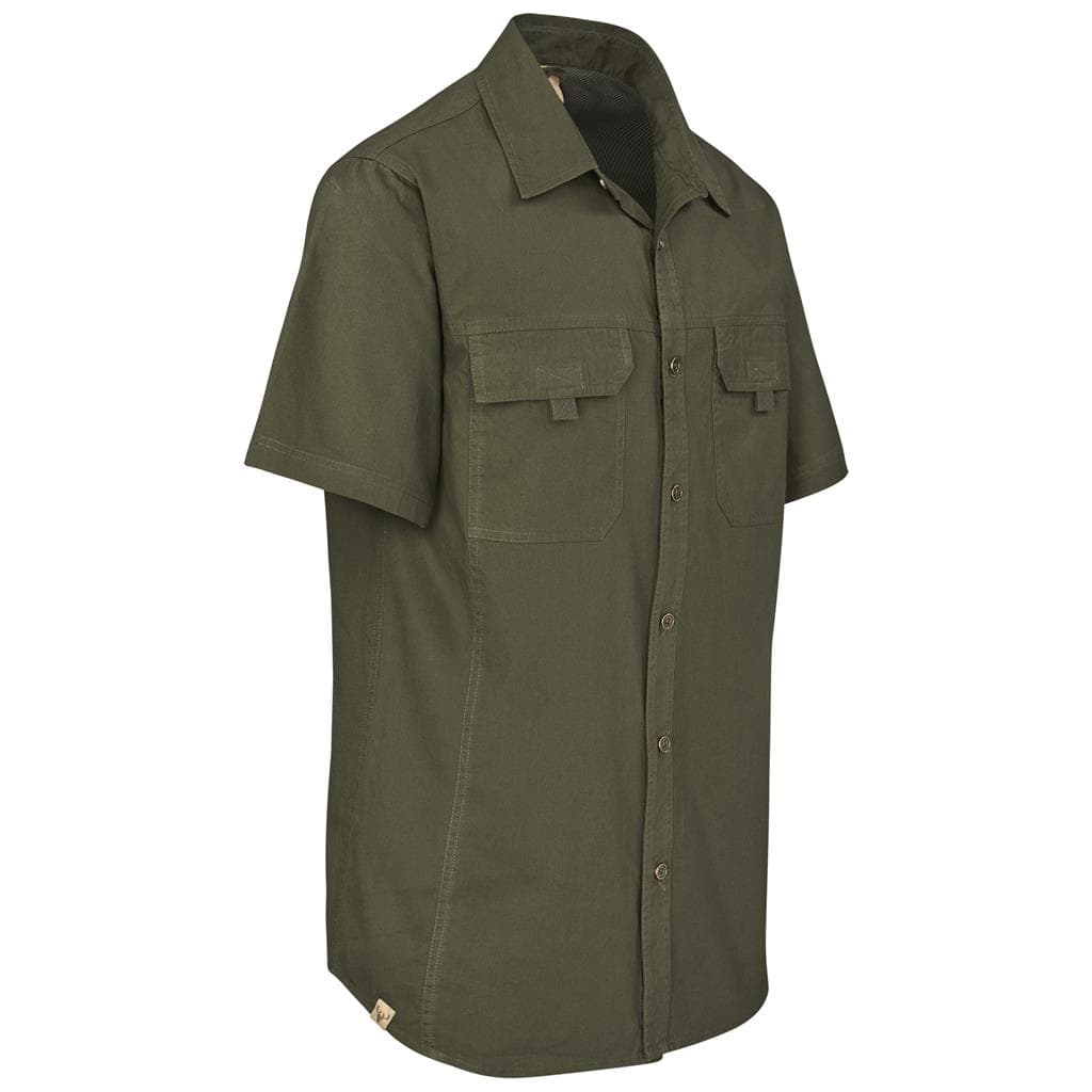 Mens Short Sleeve Mawenzi Twill Shirt 16