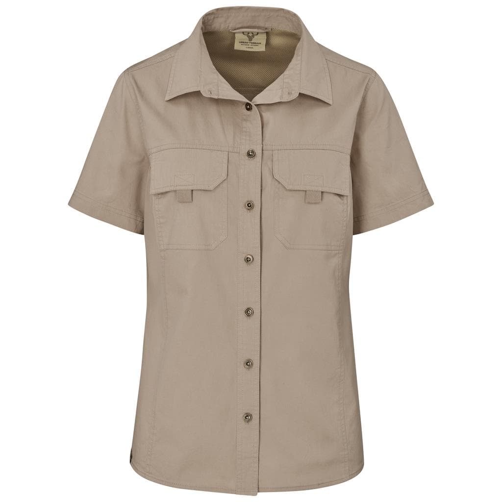 Ladies Short Sleeve Mawenzi Twill Shirt 9