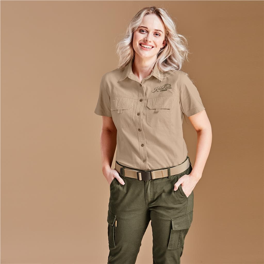 Ladies Short Sleeve Mawenzi Twill Shirt 1