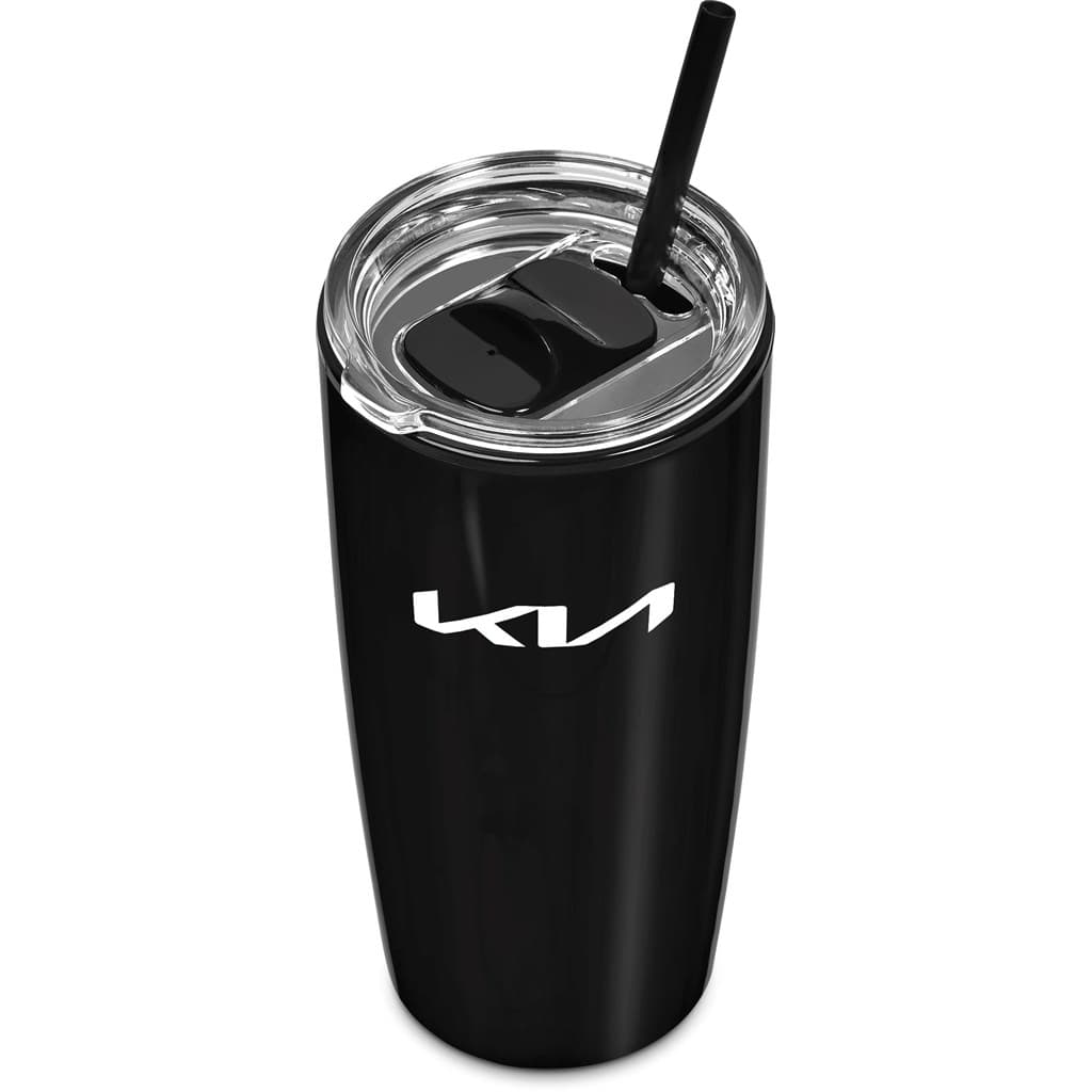 Altitude Daytona Plastic 2-in-1 Double-Wall Tumbler & Straw - 600ml 6