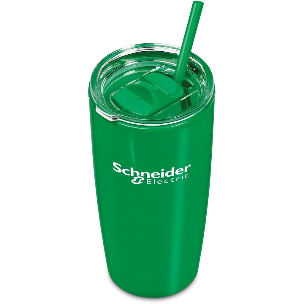 Altitude Daytona Plastic 2-in-1 Double-Wall Tumbler & Straw - 600ml 35