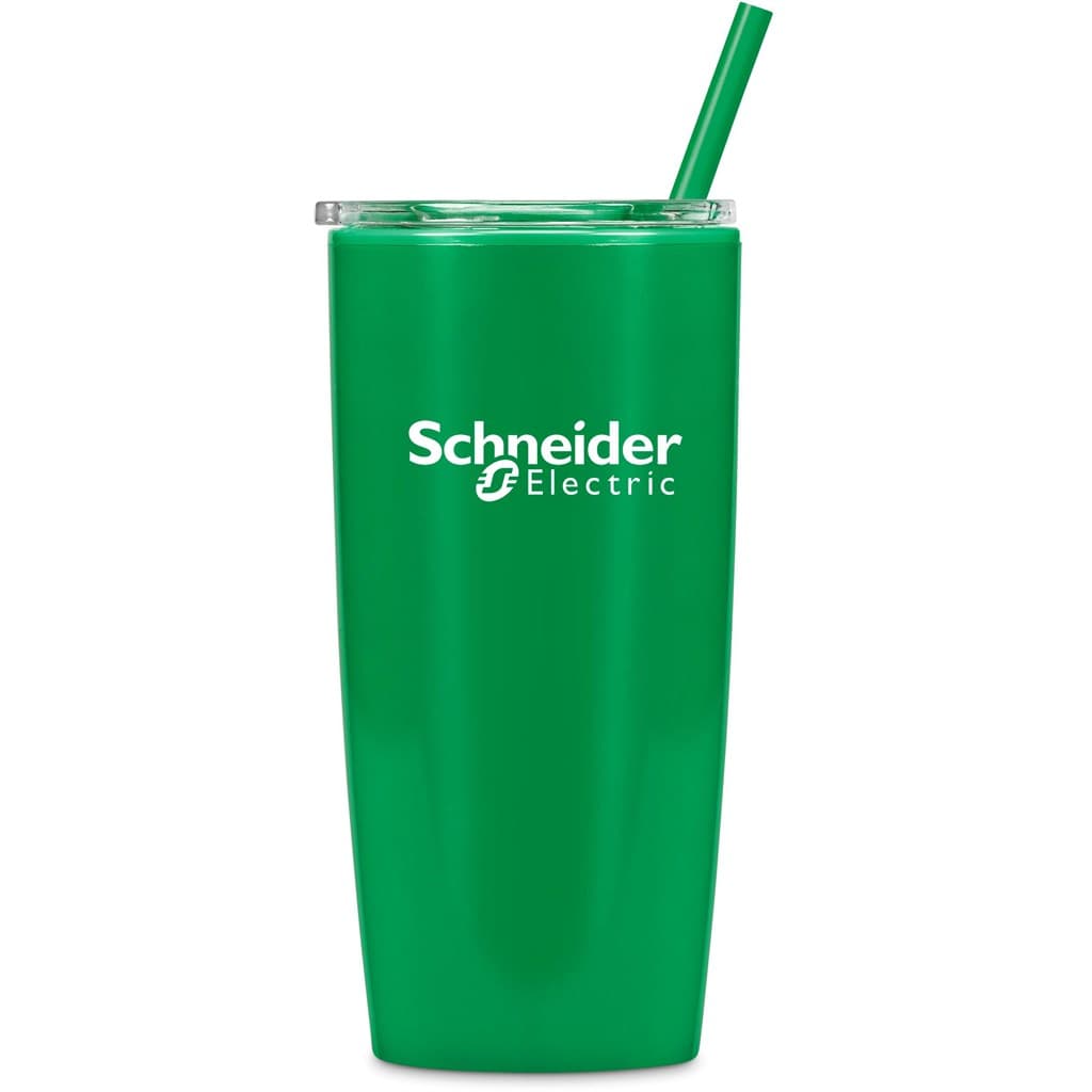 Altitude Daytona Plastic 2-in-1 Double-Wall Tumbler & Straw - 600ml 36
