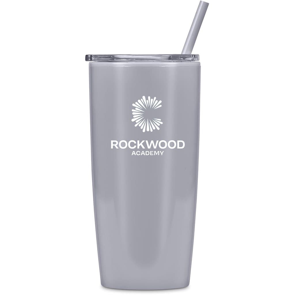 Altitude Daytona Plastic 2-in-1 Double-Wall Tumbler & Straw - 600ml 46