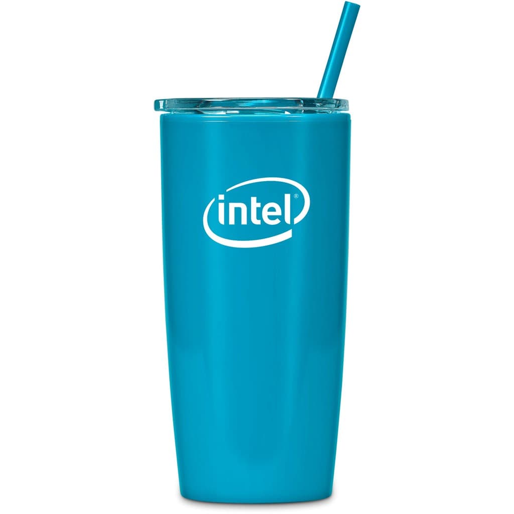 Altitude Daytona Plastic 2-in-1 Double-Wall Tumbler & Straw - 600ml 142