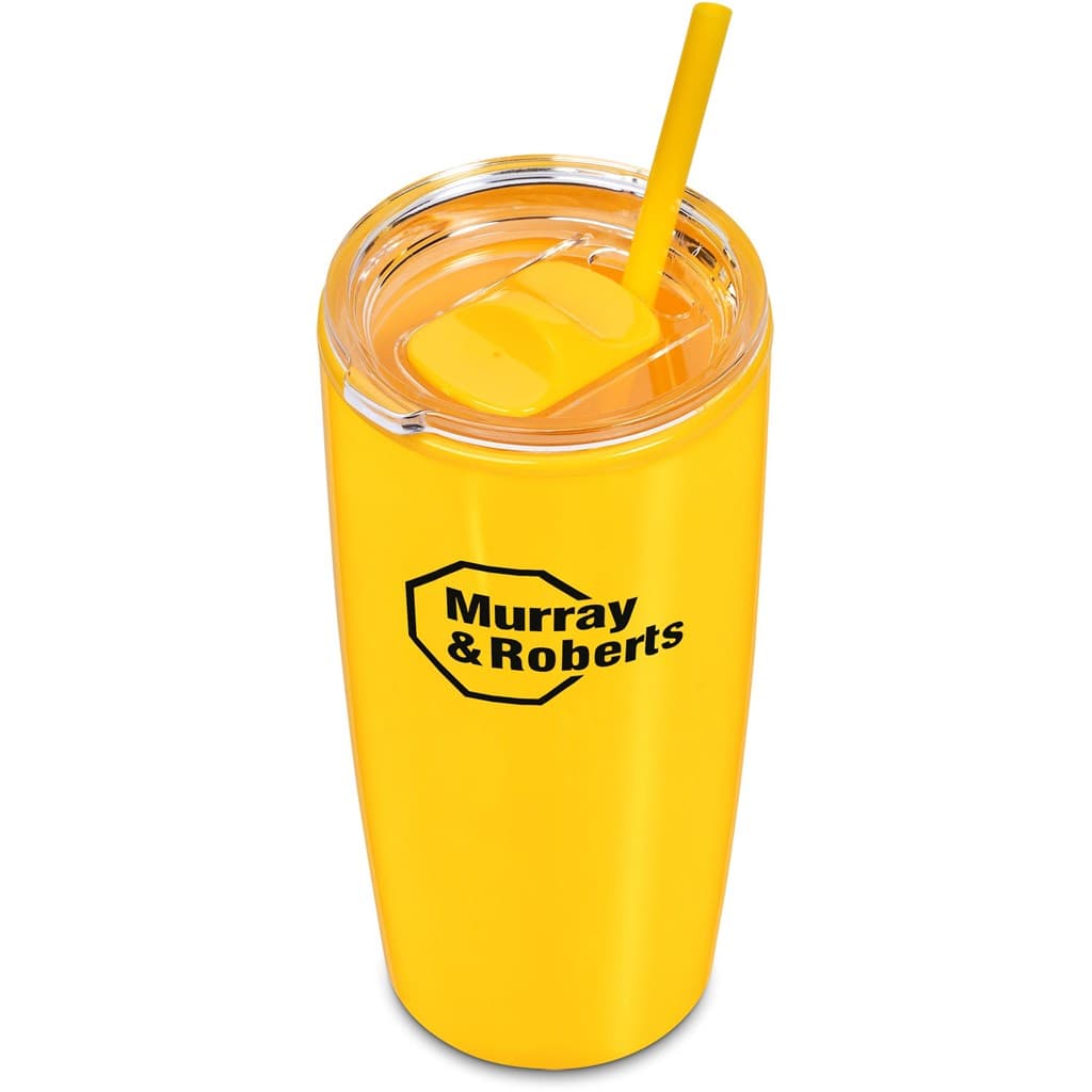 Altitude Daytona Plastic 2-in-1 Double-Wall Tumbler & Straw - 600ml 149