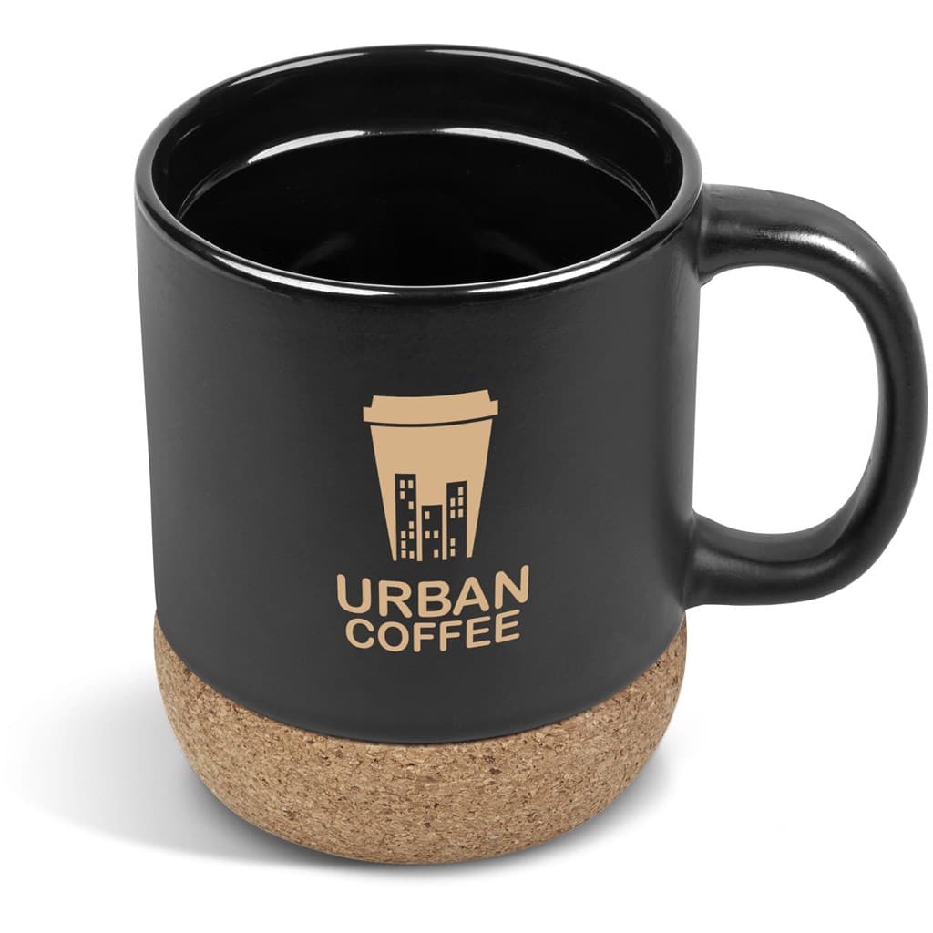 Serendipio Sienna Cork & Ceramic Coffee Mug - 340ml 9