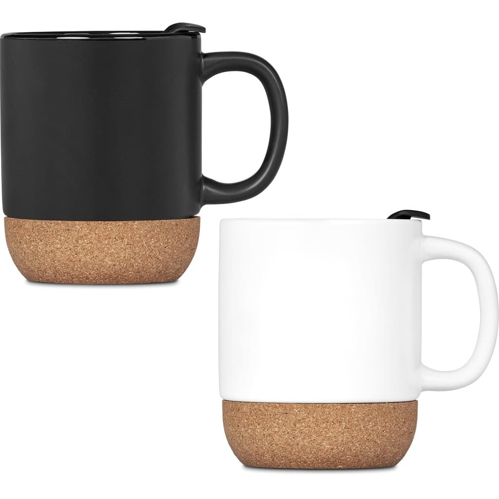 Serendipio Sienna Cork & Ceramic Coffee Mug - 340ml 4