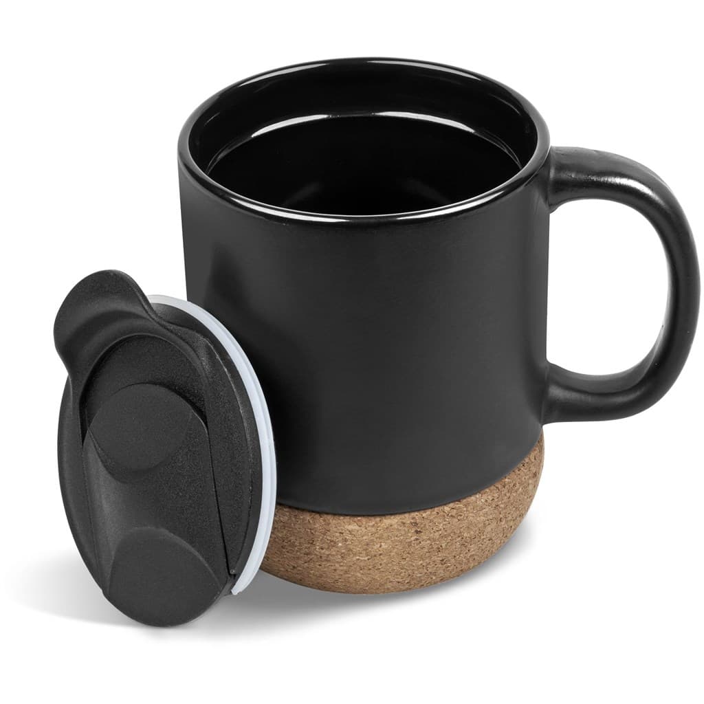 Serendipio Sienna Cork & Ceramic Coffee Mug - 340ml 12