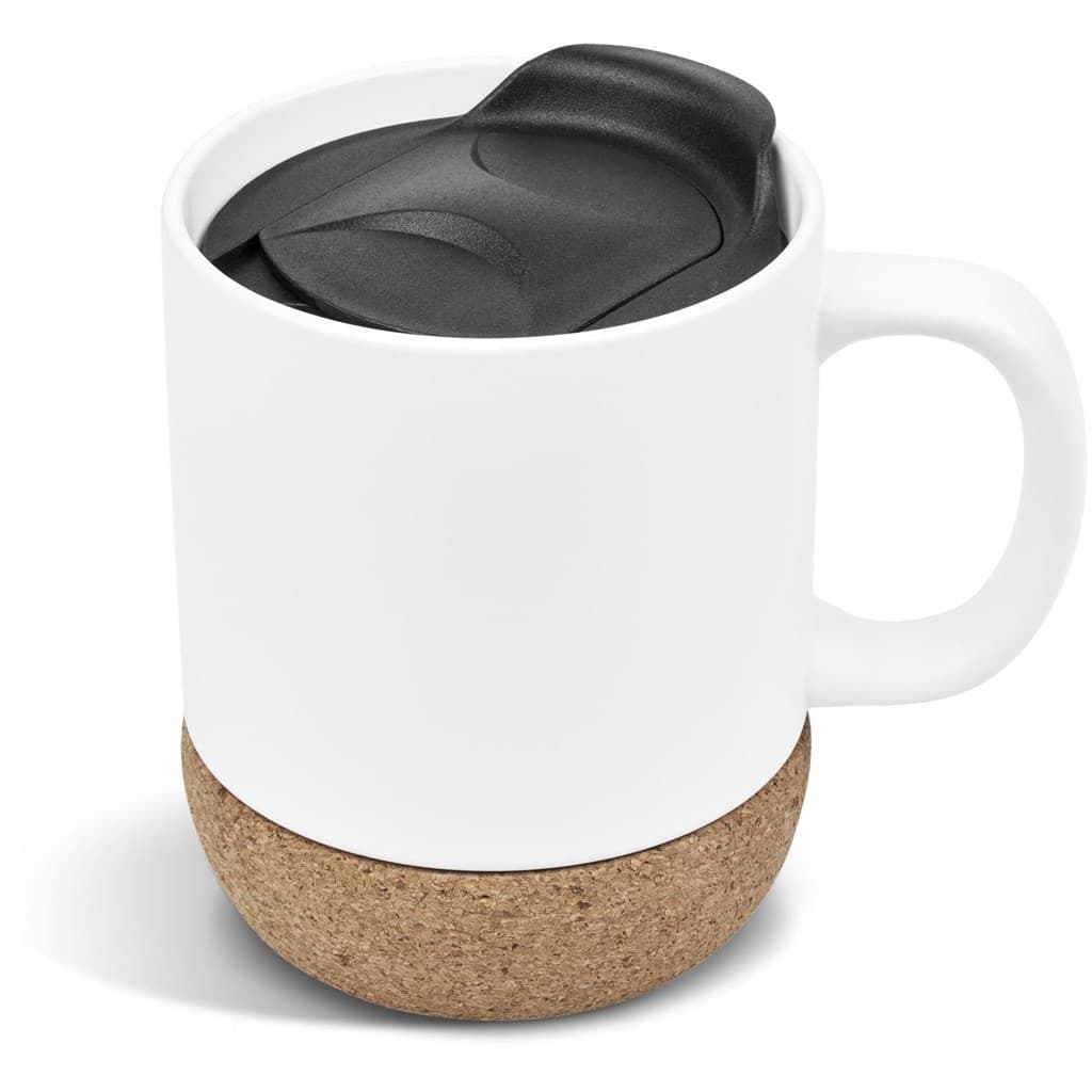 Serendipio Sienna Cork & Ceramic Coffee Mug - 340ml 18