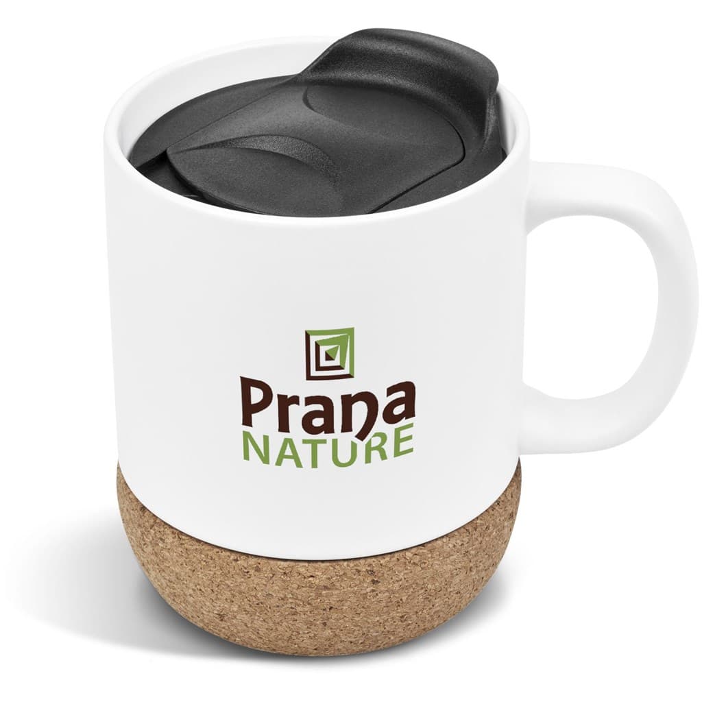 Serendipio Sienna Cork & Ceramic Coffee Mug - 340ml 15