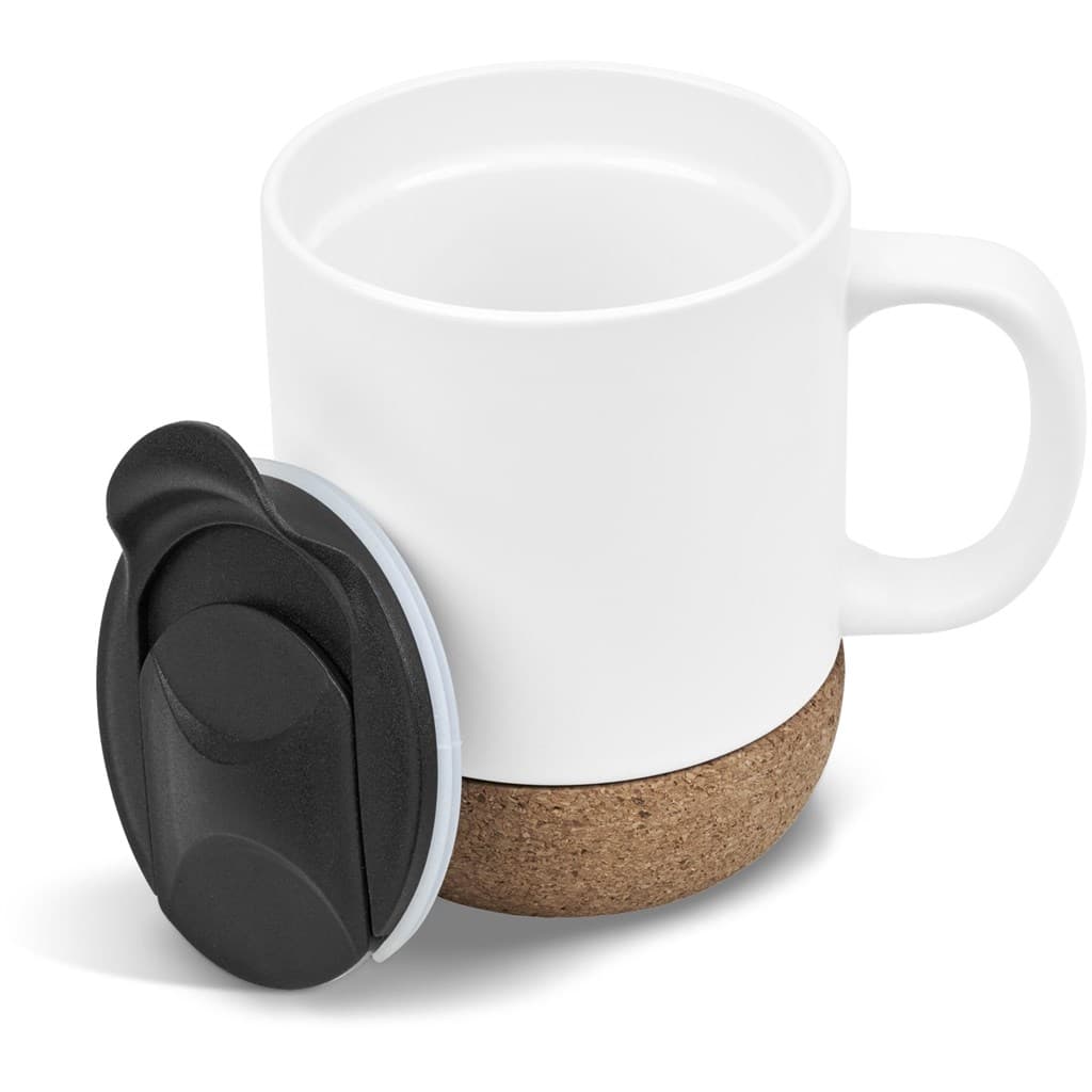 Serendipio Sienna Cork & Ceramic Coffee Mug - 340ml 17