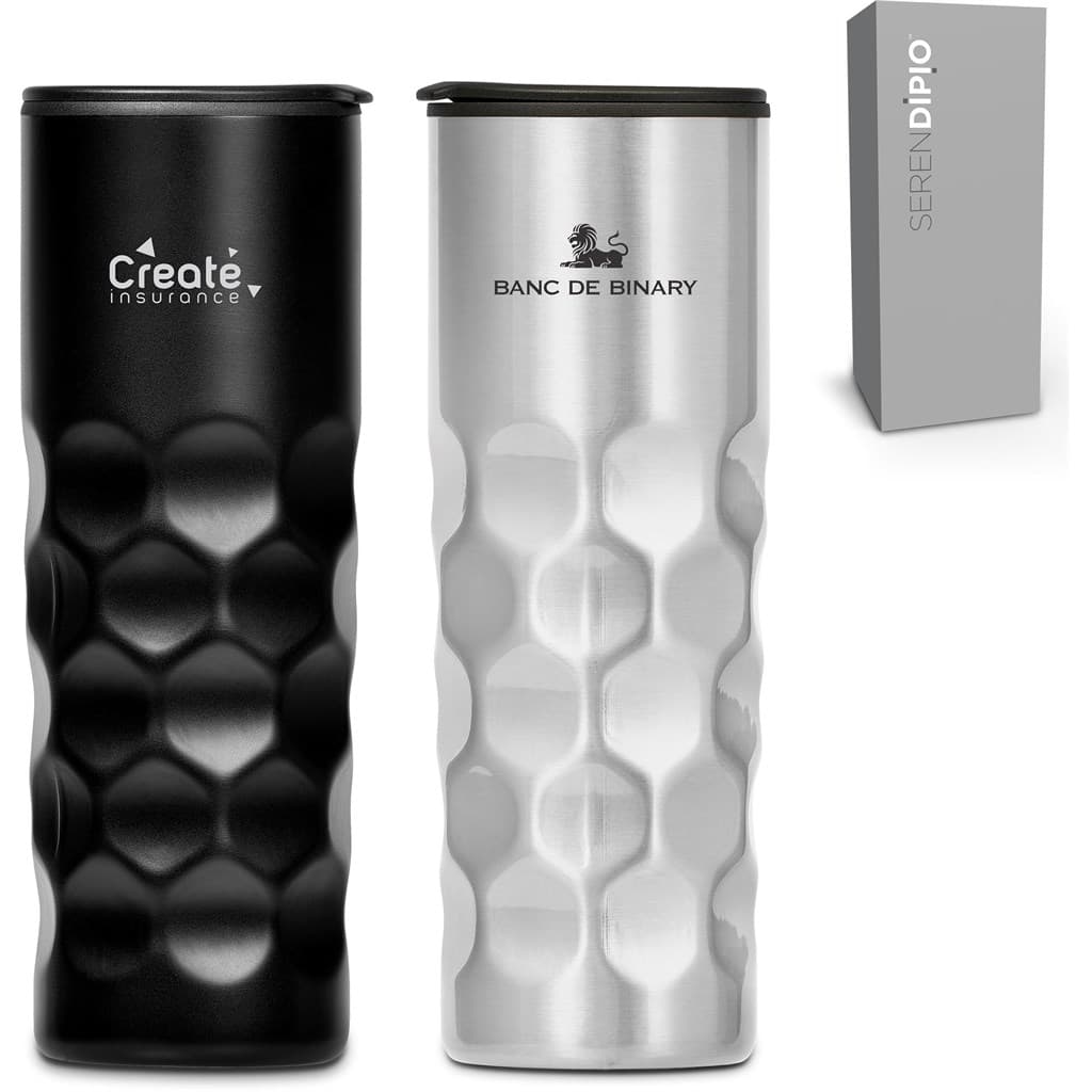 Serendipio Meteor Stainless Steel & Plastic Double-Wall Tumbler - 450ml 5