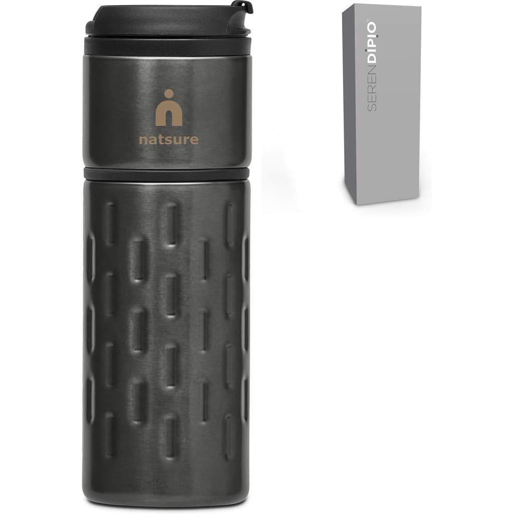 Serendipio Binary Stainless Steel & Plastic Double-Wall Tumbler - 450ml 2