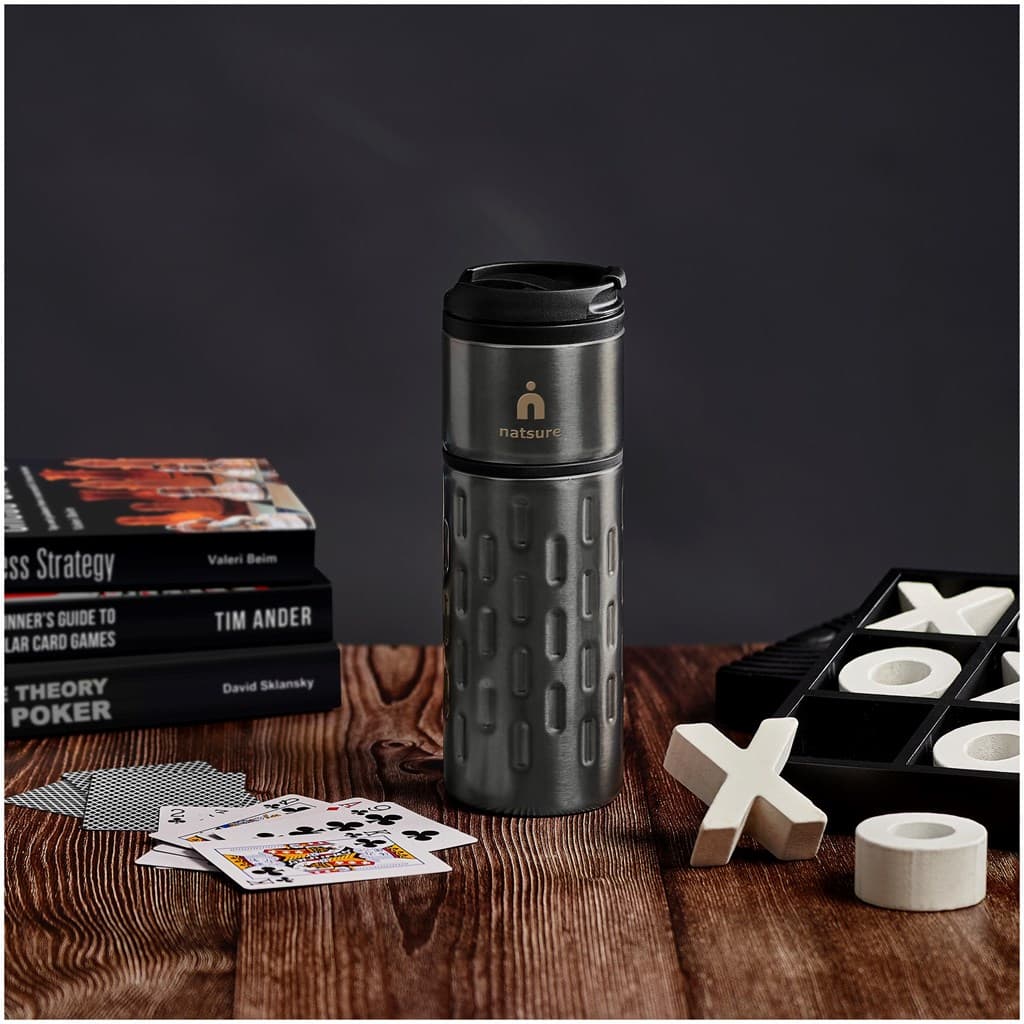 Serendipio Binary Stainless Steel & Plastic Double-Wall Tumbler - 450ml 8