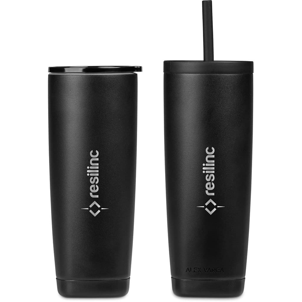 Alex Varga Aurelian Stainless Steel 2-in-1 Vacuum Tumbler & Straw 1