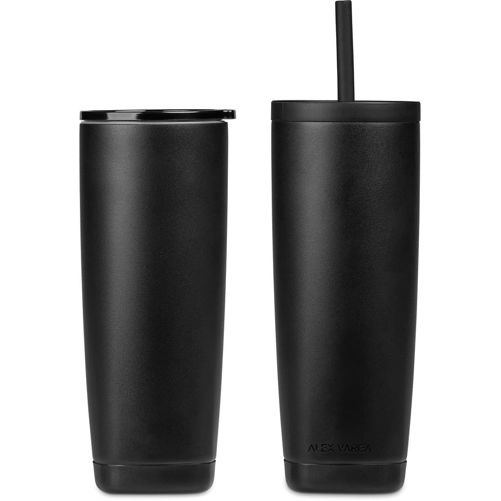 Alex Varga Aurelian Stainless Steel 2-in-1 Vacuum Tumbler & Straw 2