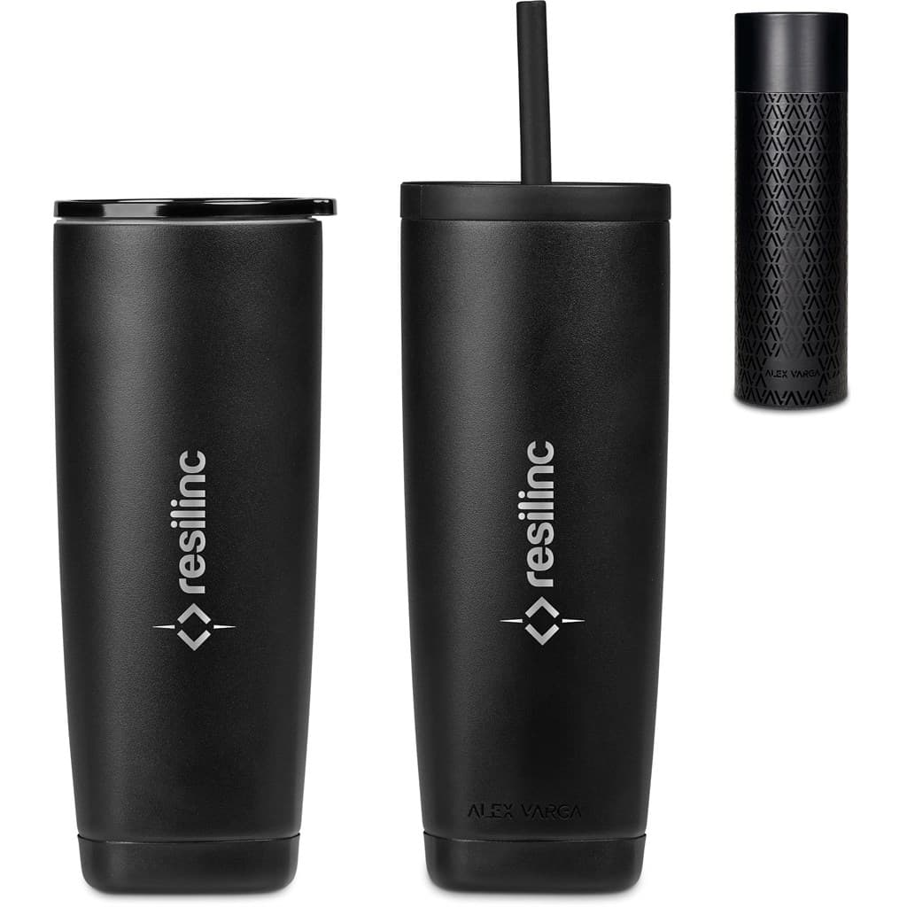 Alex Varga Aurelian Stainless Steel 2-in-1 Vacuum Tumbler & Straw 15