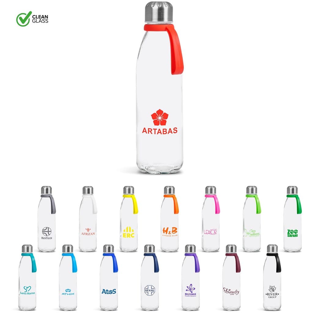 Kooshty Loopy Glass Water Bottle - 650ml 1