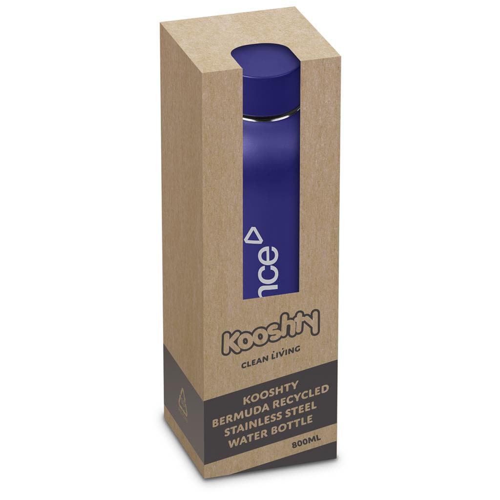 Kooshty Bermuda Recycled Stainless Steel Water Bottle – 800ml 22