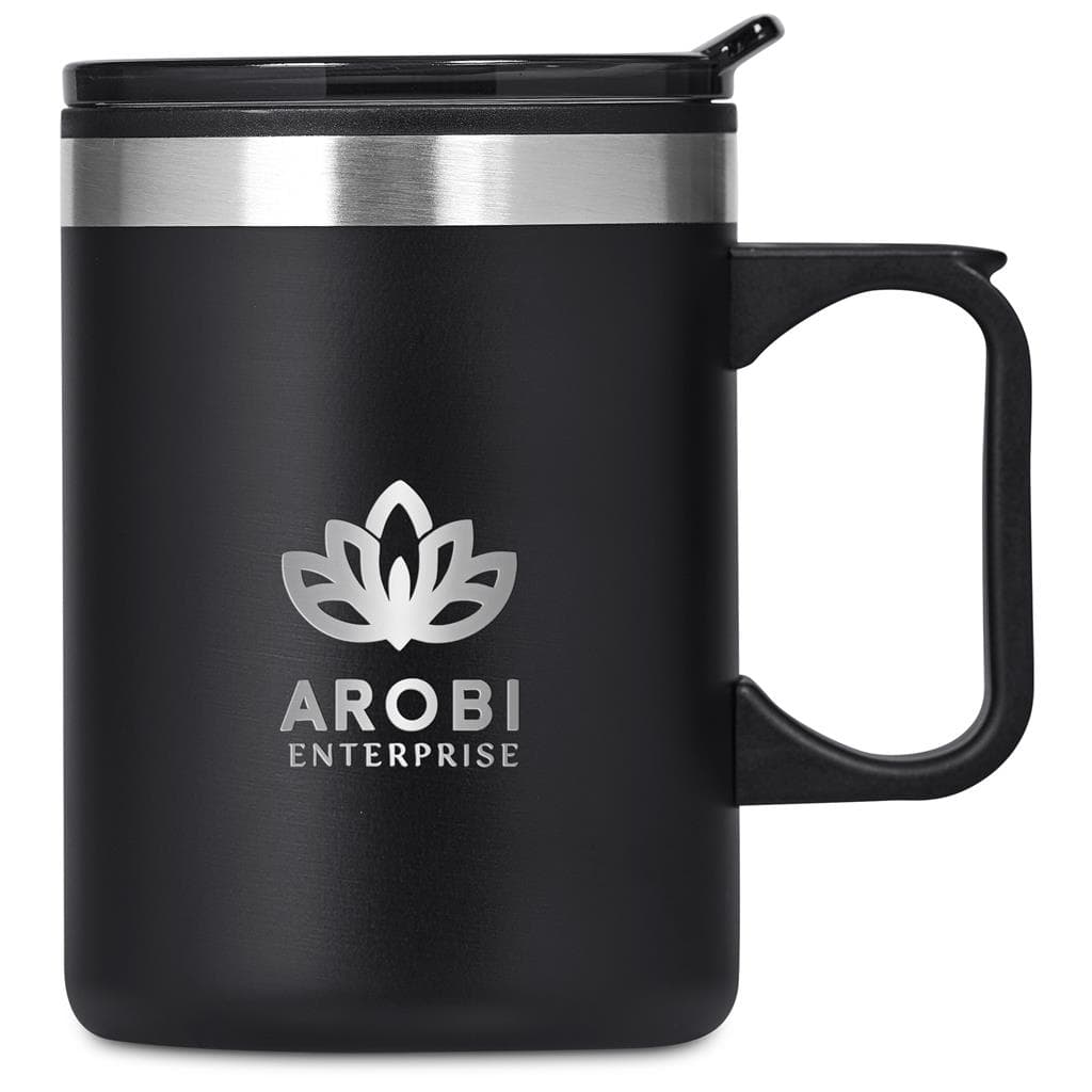 Kooshty Angelo Stainless Steel & Plastic Double-Wall Mug – 360ml 4