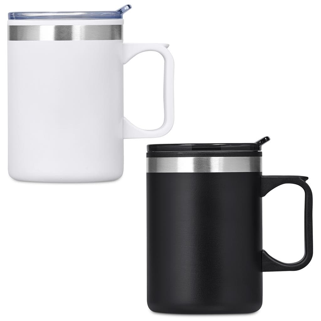 Kooshty Angelo Stainless Steel & Plastic Double-Wall Mug – 360ml 3