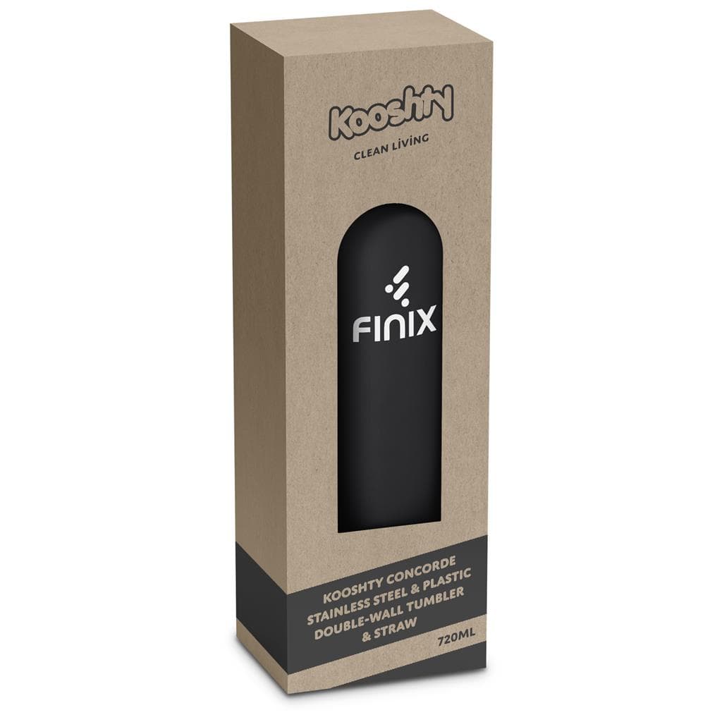 Kooshty Concorde Stainless Steel & Plastic Double-Wall Tumbler & Straw - 720ml 7