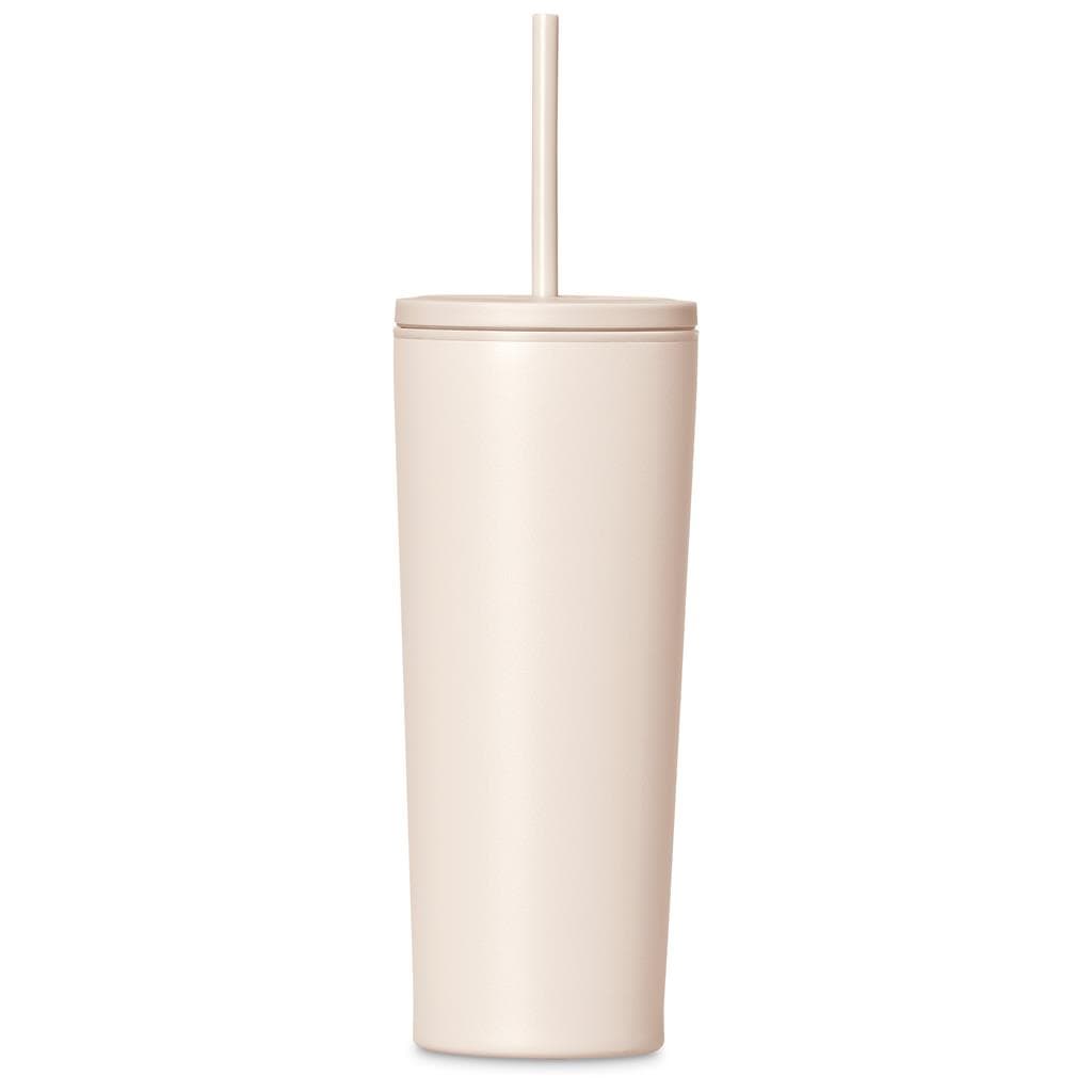 Kooshty Concorde Stainless Steel & Plastic Double-Wall Tumbler & Straw - 720ml 24