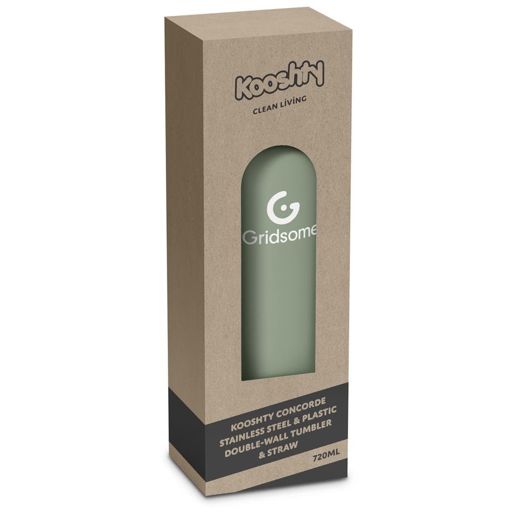 Kooshty Concorde Stainless Steel & Plastic Double-Wall Tumbler & Straw - 720ml 39