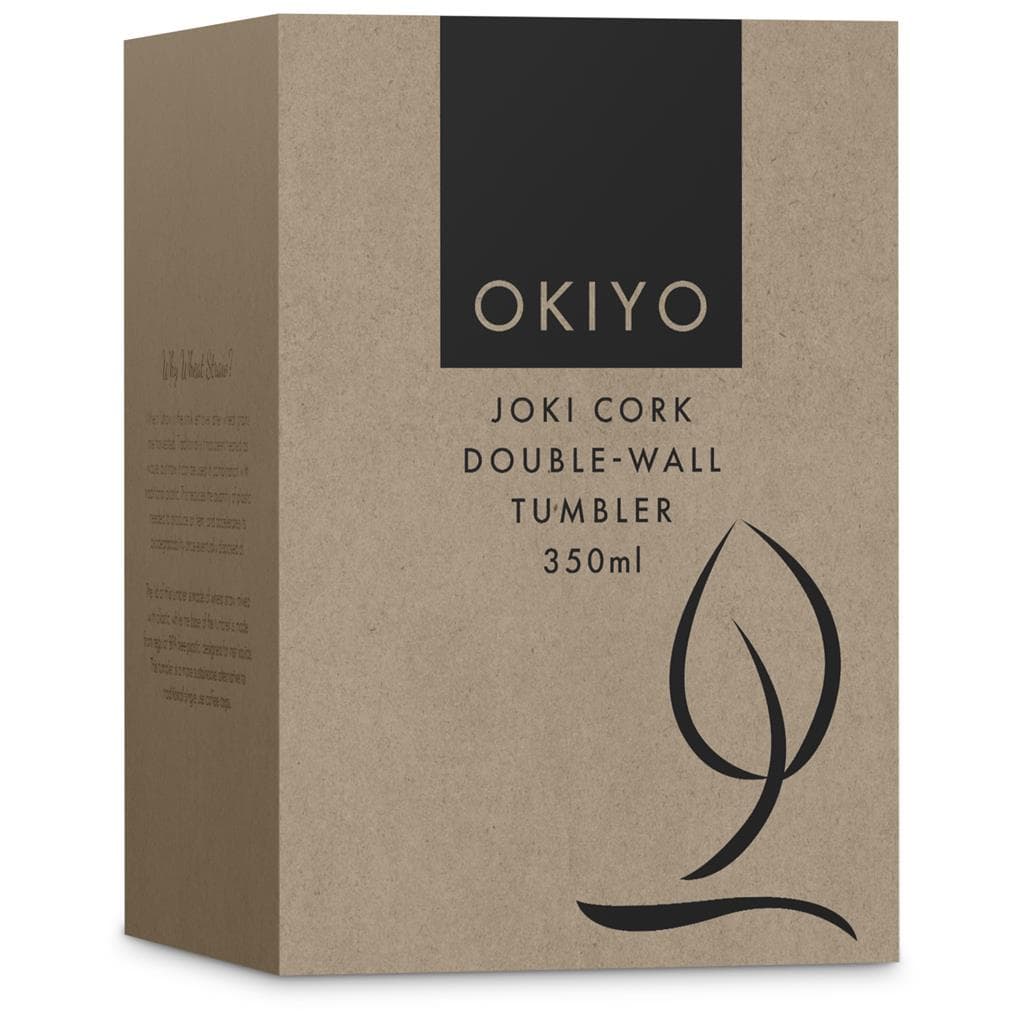 Okiyo Joki Cork & Wheat Straw Double-Wall Tumbler – 350ml 2